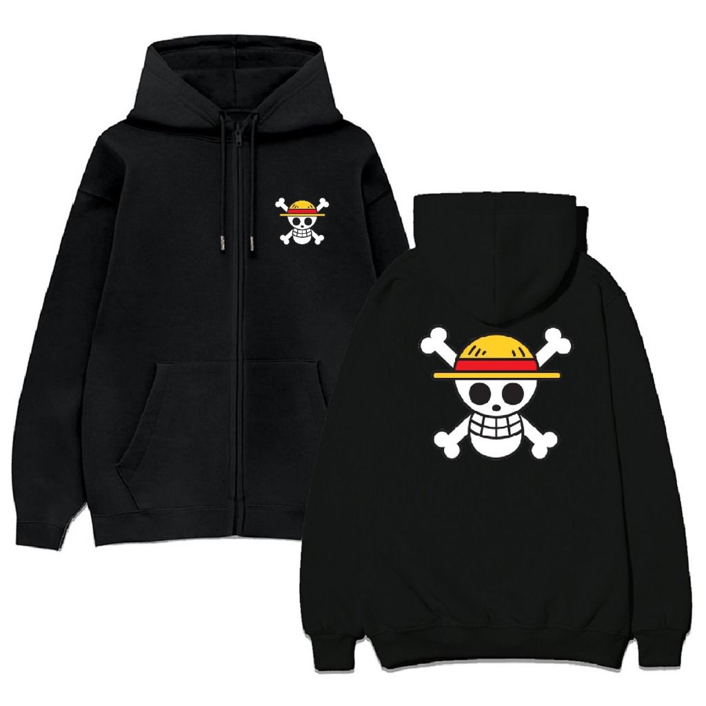 JAKET ONE PIECE / HODDIE ONE PIECE / JAKET ANIME TERLARIS / JAKET ANIME ONE PIECE / JAKET BAJAK LAUT
