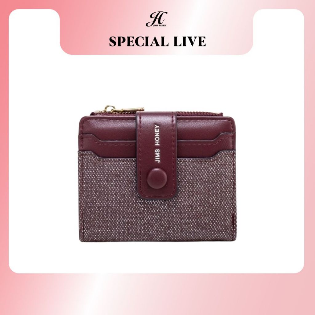 [SPECIAL LIVE] JIMS HONEY CELLY WALLET Dompet Kecil Lipat Wanita Cewek Fashion Jimshoney Casual Terbaru