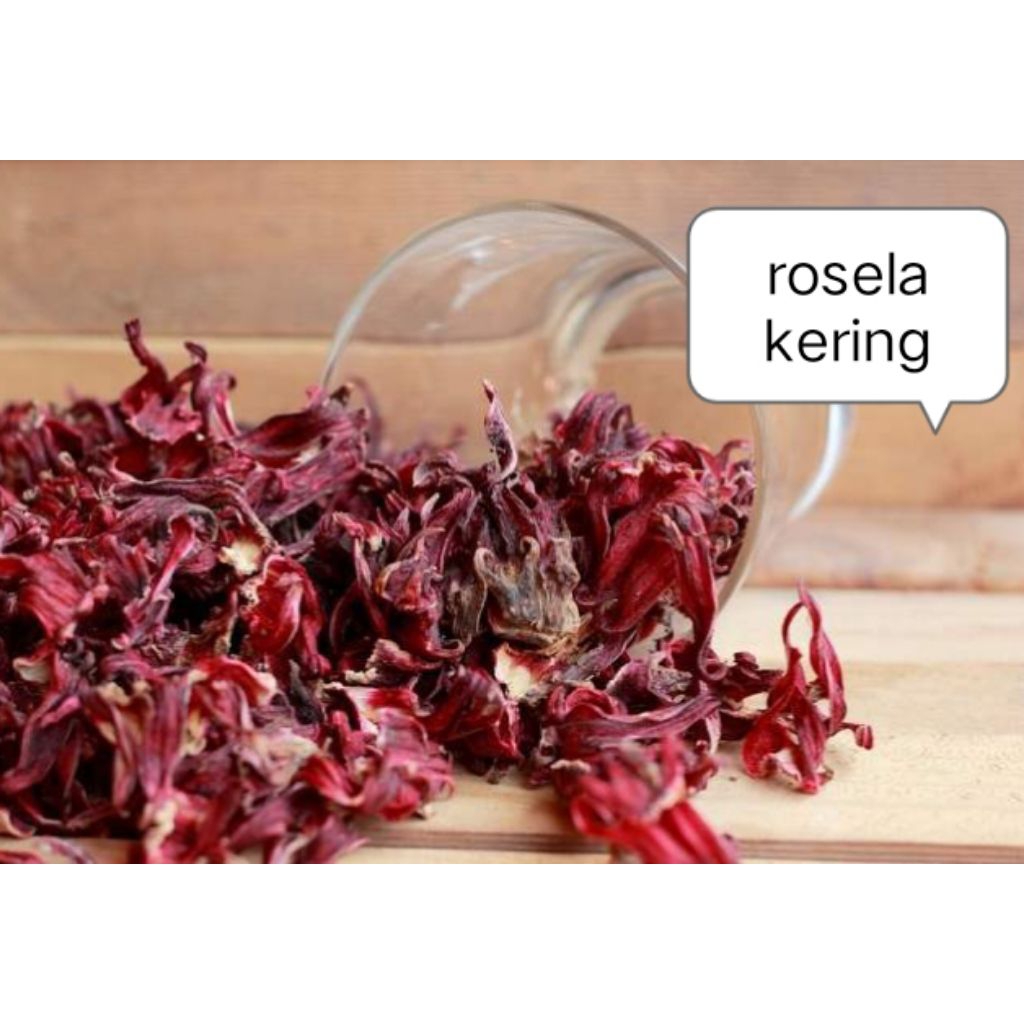 

KELOPAK BUNGA ROSELA YG DIKERINGKAN KEMASAN 1KG