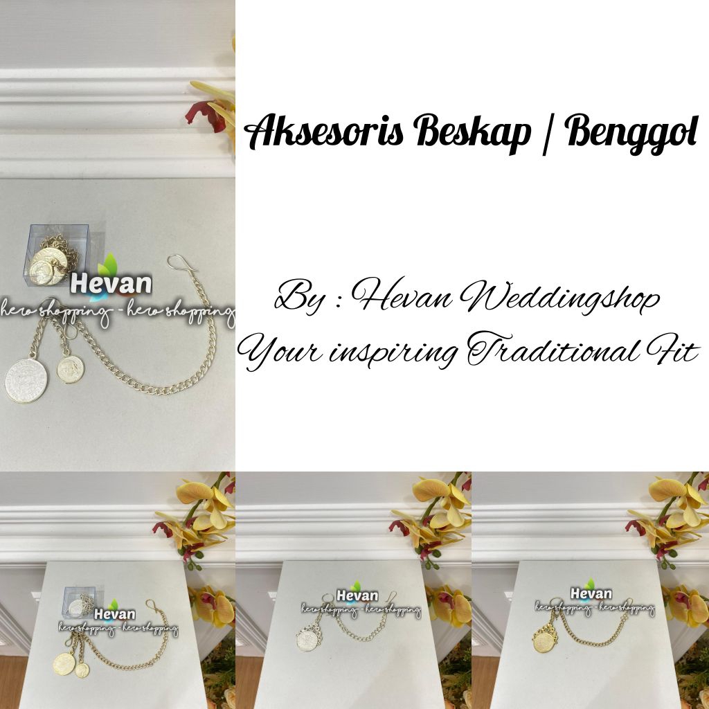 Aksesoris Baju Beskap | Benggol Koin Single / Double