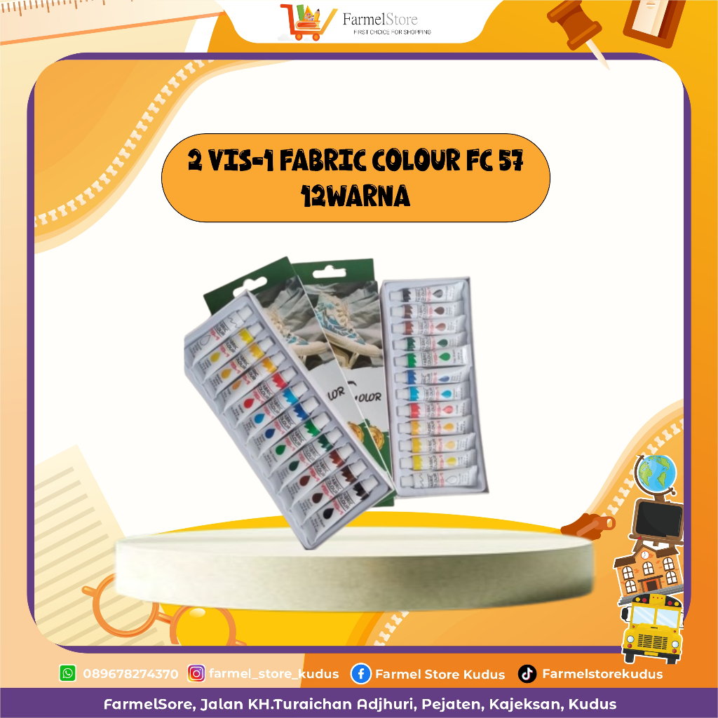 

Vis-1 Fabric Colour FC 57 12Warna