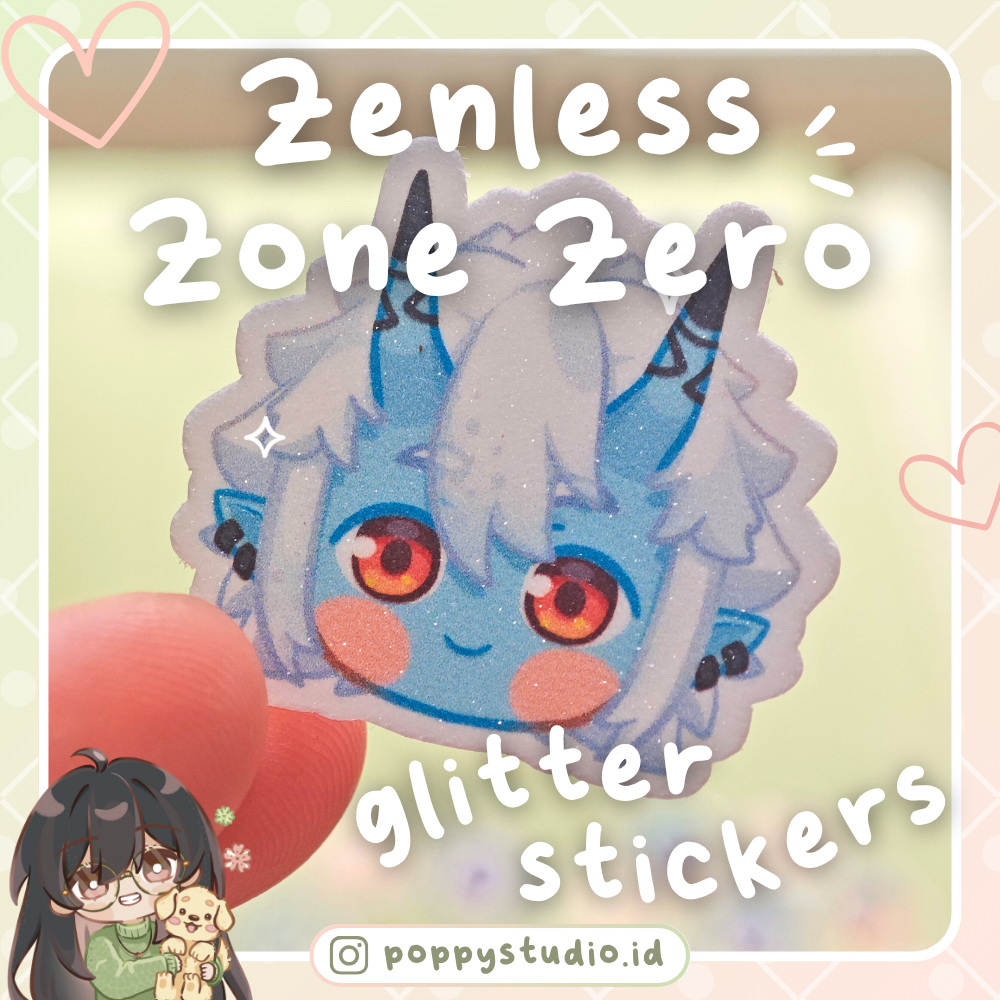 

Zenless Zone Zero | Glitter Stickers | Die-cut Sticker | Sticker Satuan