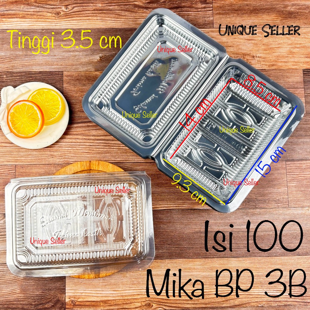 [Isi100] Mika 3B 3 B BP Mika Kue Roti Mie Bihun Bakmi Batagor Nasi Goreng Nasi Campur Kuning Daging