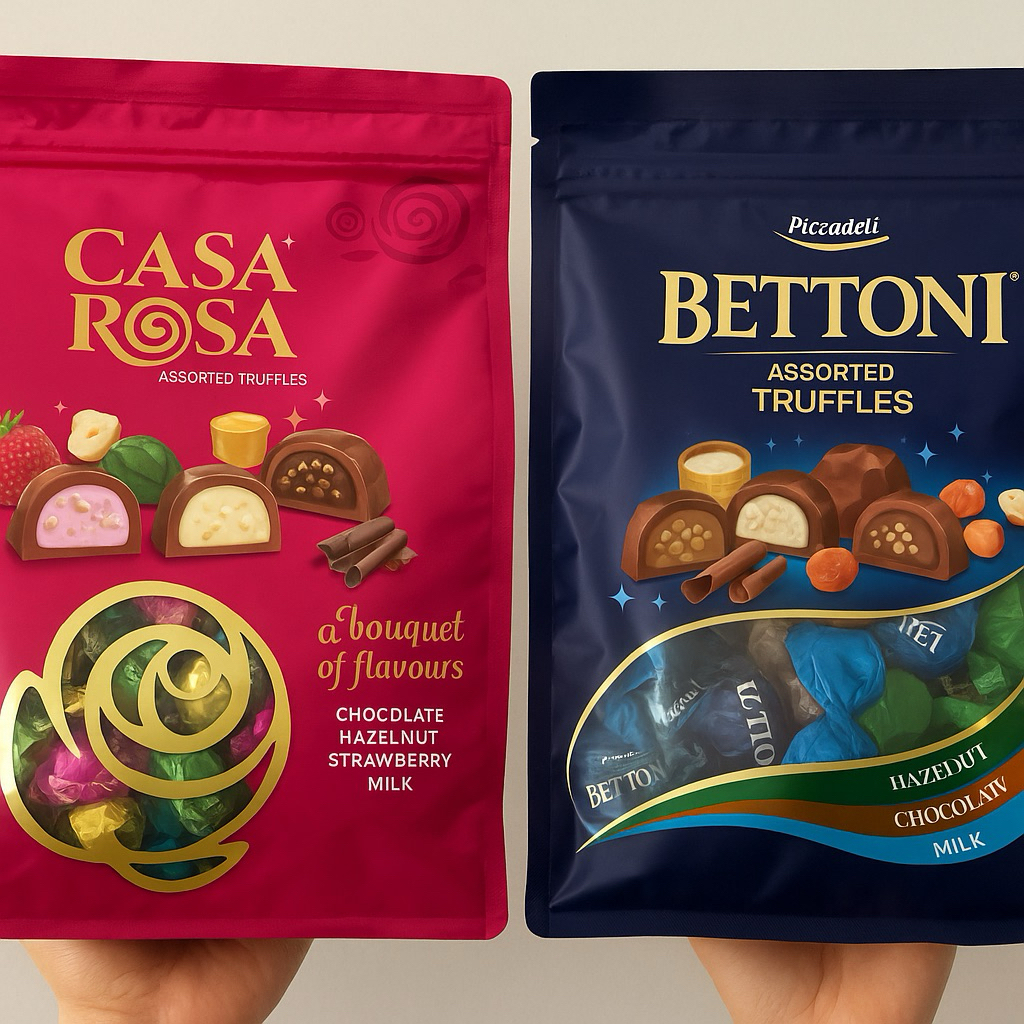

READY BETTONI piccadeli assorted truffles || casa rosa 1000gram