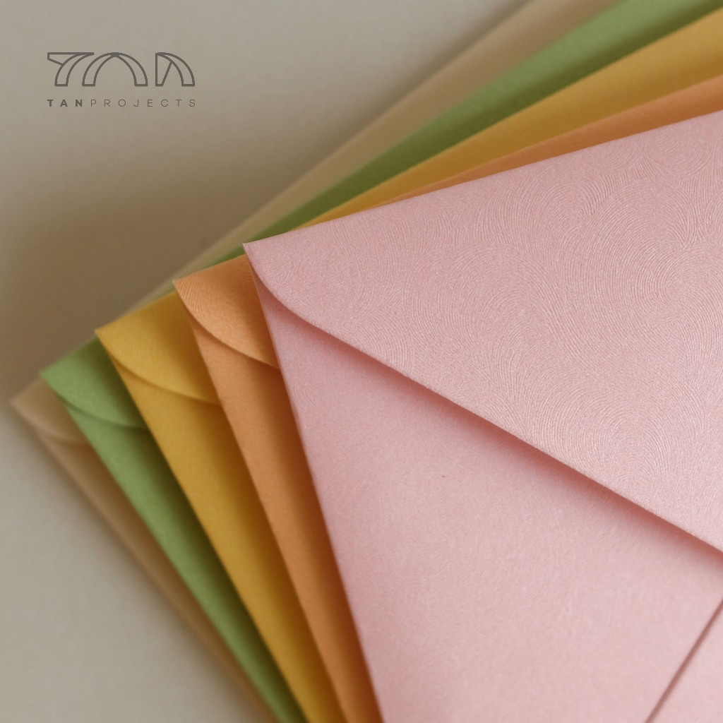 

1 set 5pcs Amplop Earthy Pastel Premium / Amplop Undangan uk 11.4x16.2cm (A6)