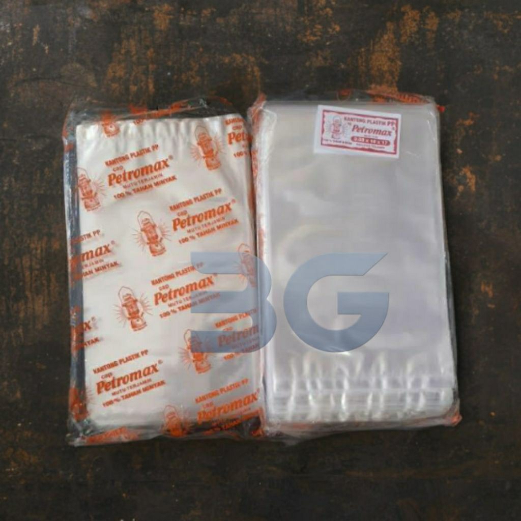 Plastik PP Bening Petromax 8x13