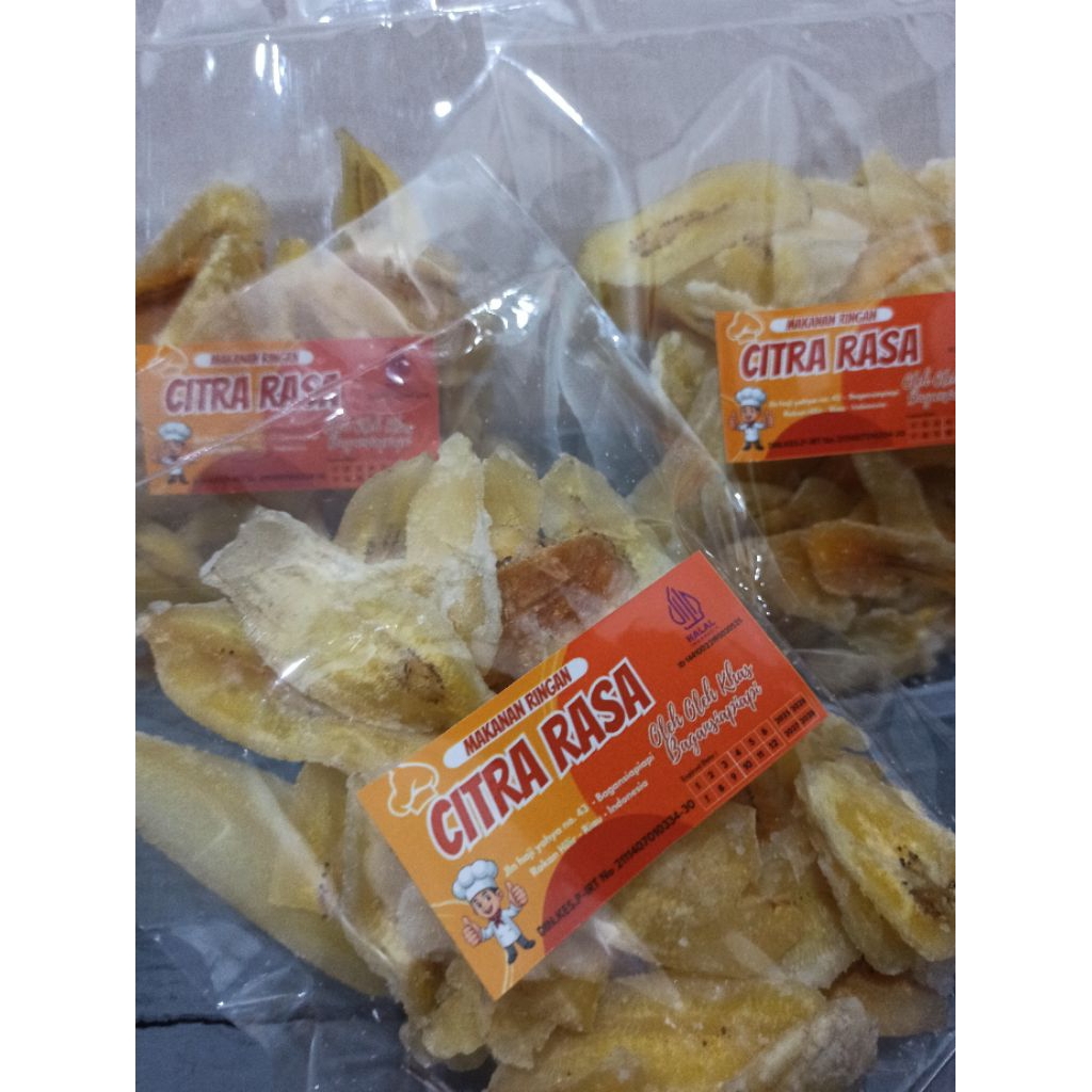 

Snack Kerupuk Pisang Citra Rasa Makanan Ringan Khas Bagansiapiapi Enak Gurih dan Bergizi Halal