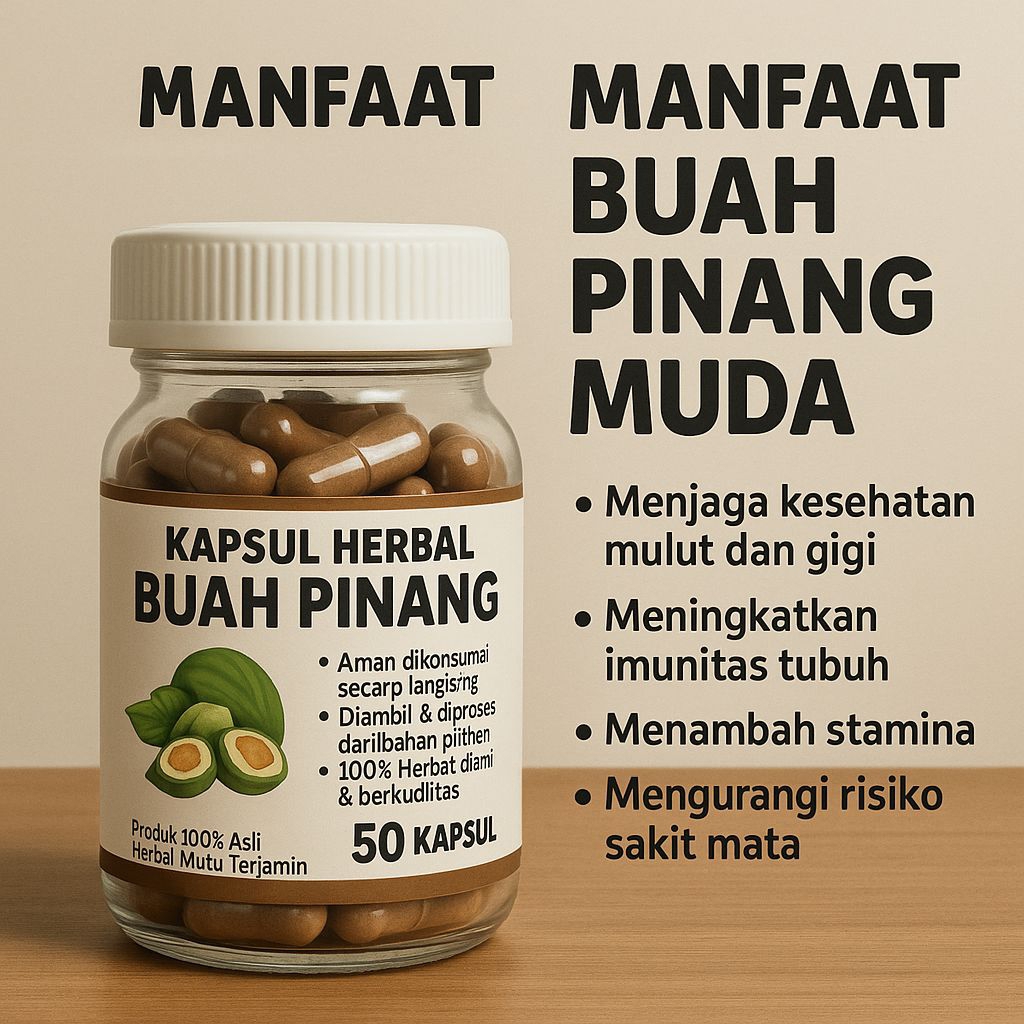 HERBALUV KAPSUL BUAH PINANG MUDA