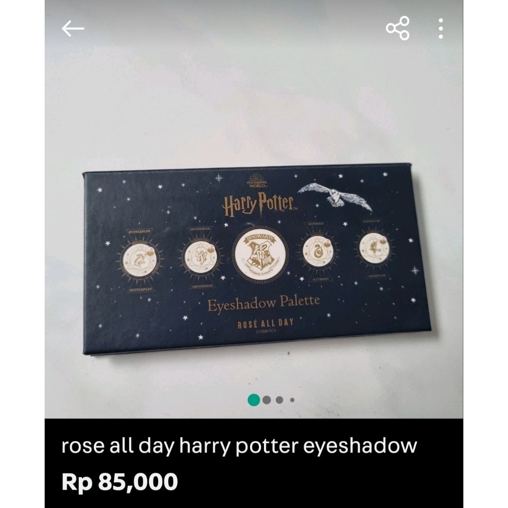 rose all day harry potter eyeshadow
