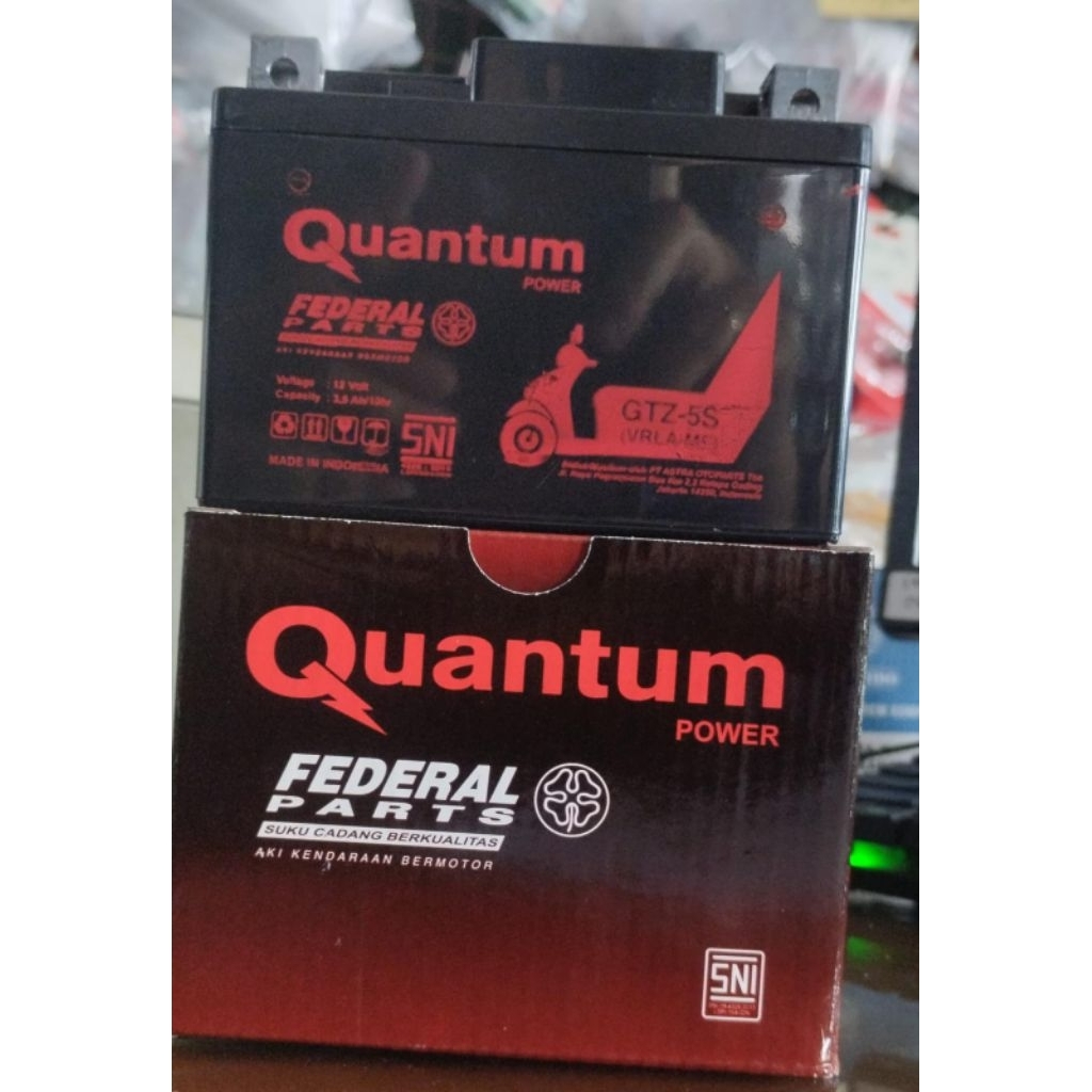 Aki kering Federal Quantum GTZ-5S 3,5A