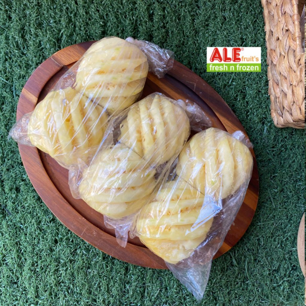 

Nanas kupas, nanas kupas fresh, buah nanas kupas