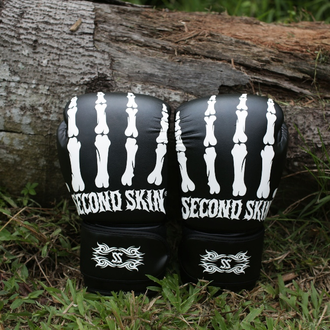 SECOND SKIN MMA (Skeleton) | Sarung Tinju Premium - Muay Thai Gloves | Premium Handcrafted Gloves wi
