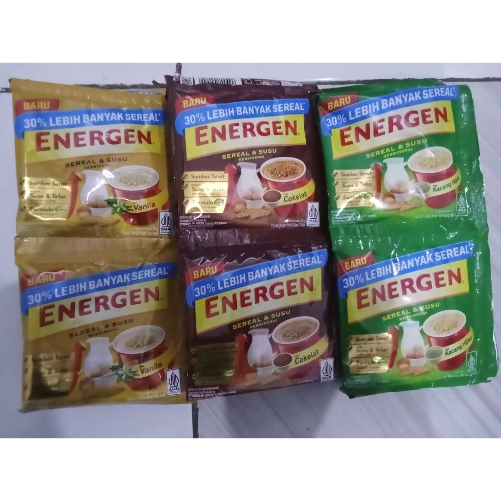 

Energen rencengan (35g x 10 sachet)