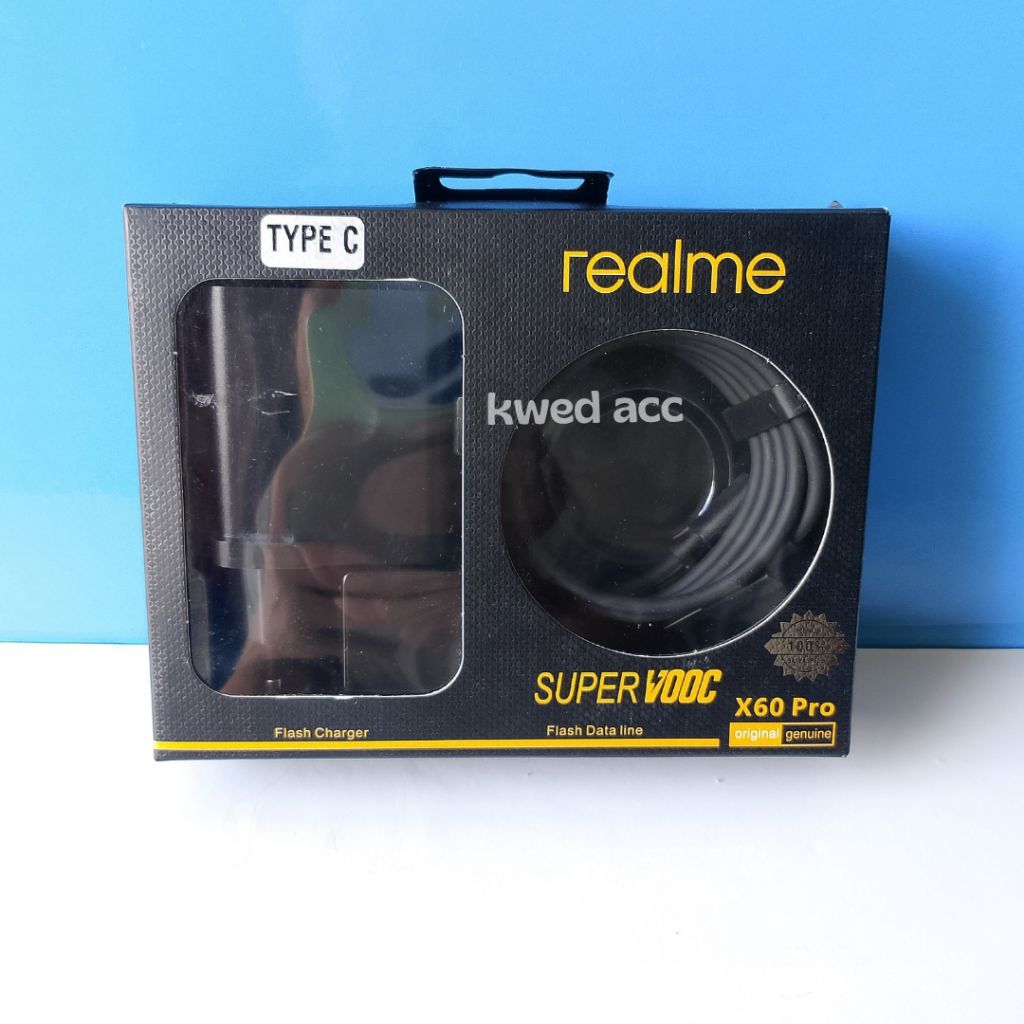 charger casan realme 80 watt supervooc kabel type C