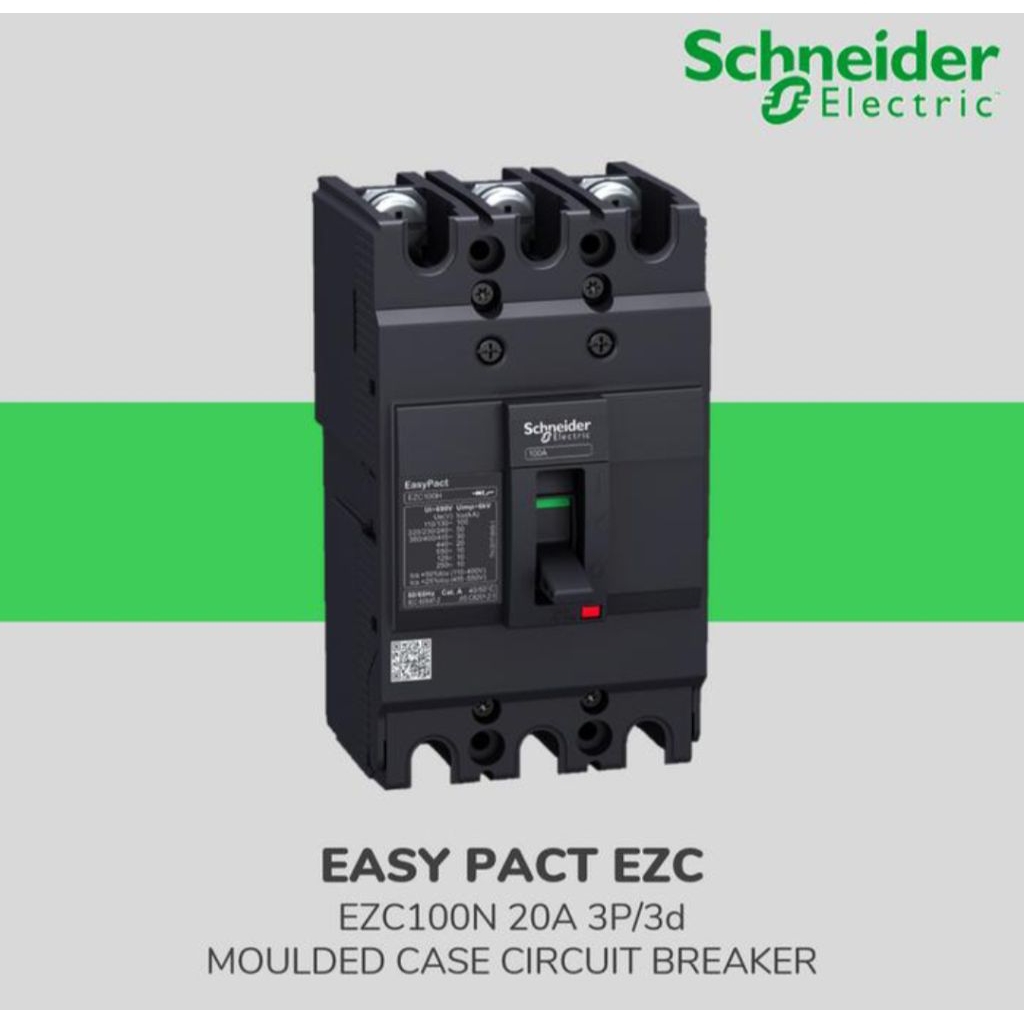MCCB SCHNEIDER EZC 100N 30A 18KA