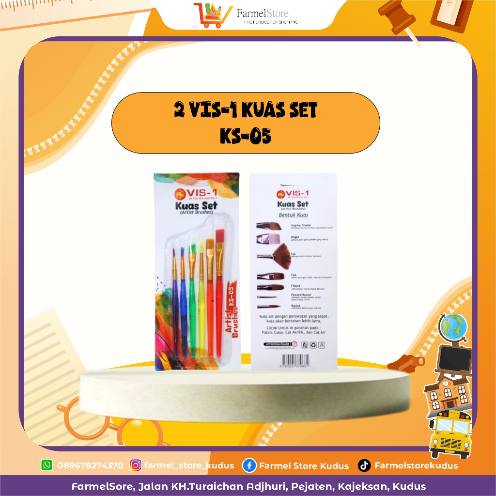 

Vis-1 Kuas Set KS-05