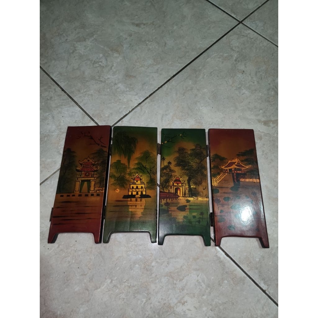 pajangan sketsel jadul antik unik dari kayu