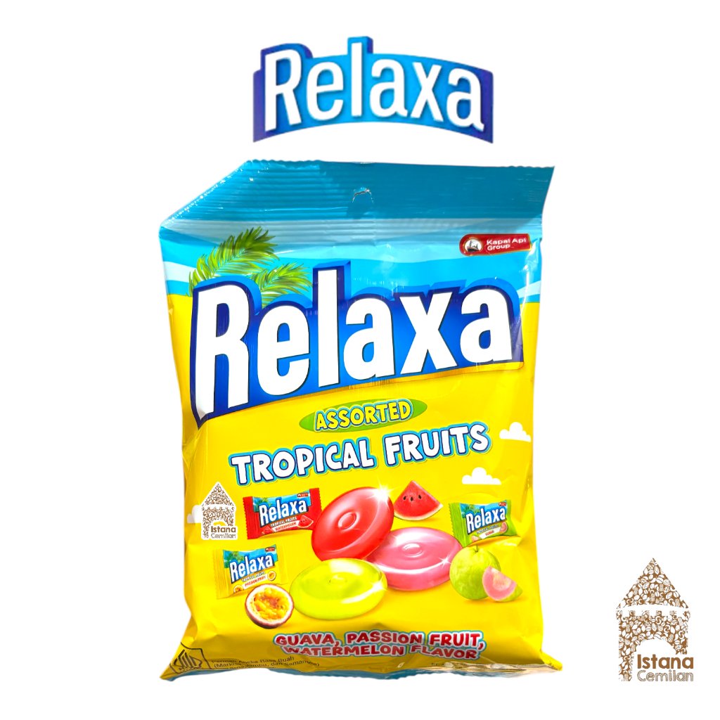 

Relaxa Assorted Tropical Fruits Permen Buah 135 Gram