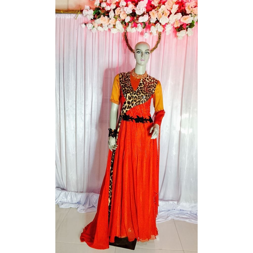 Gaun pesta Ex model koleksi butik( PRELOVED)