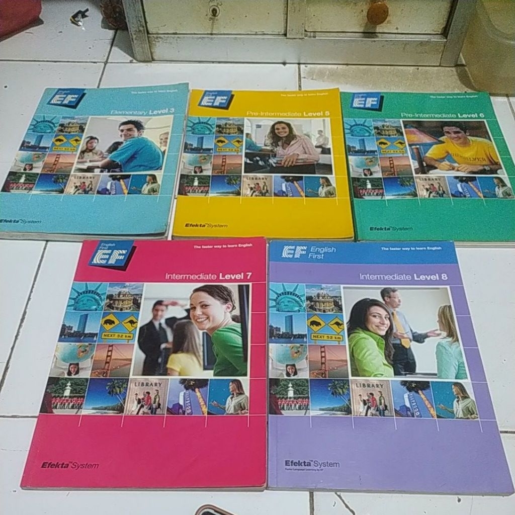 ORIGINAL EF ENGLISH FIRST  BEGINNER / ELEMENTARY / PRE INTERMEDIATE /INTERMEDIATE