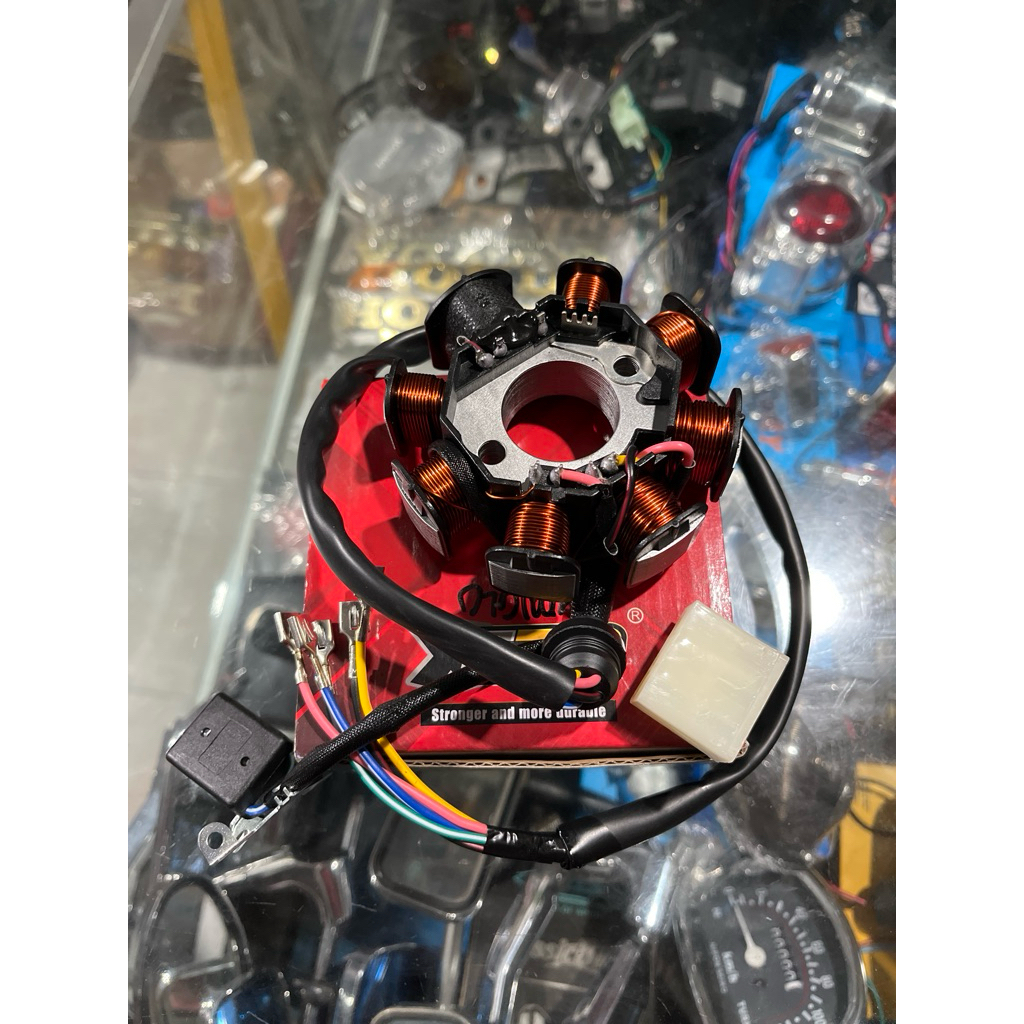 spul jaguar PNP cb100 GL series GL neotech Megapro Primus Tiger tilam tilas arus AC/DC ada spul lamp