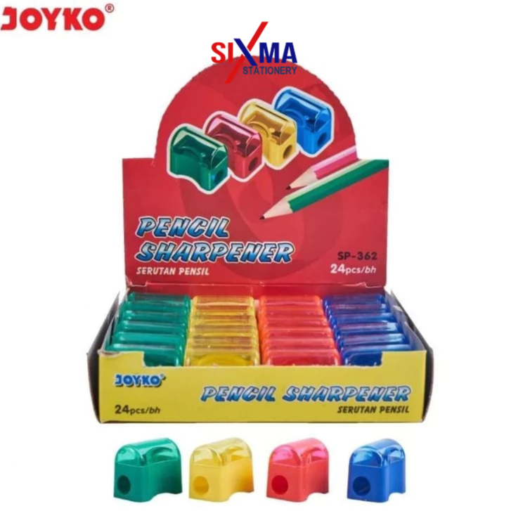

JOYKO SHARPENER SERUTAN ROTI RAUTAN PENCIL KAYU PERUNCING SP-362 MURAH 1 BOX [24PCS]