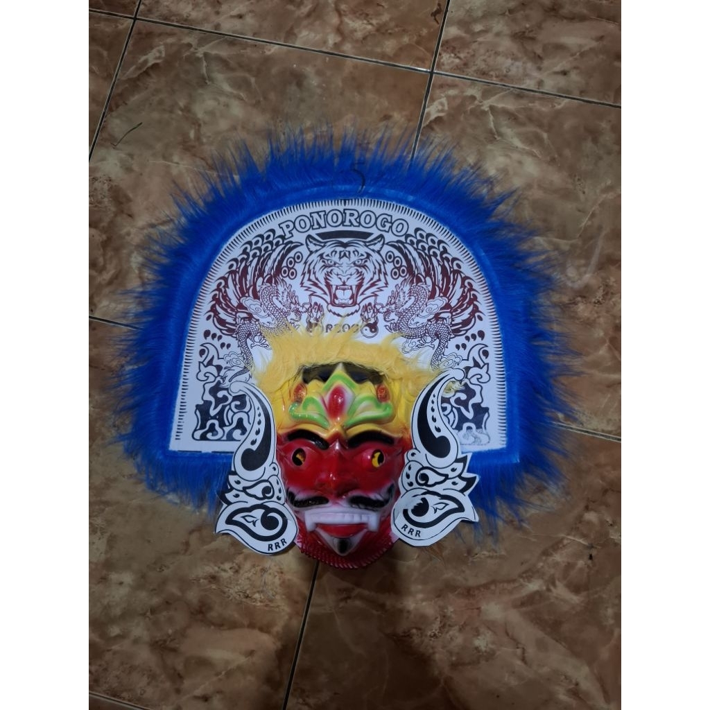 TERMURAH MAINAN TRADISIONAL TOPENG REOG ANAK / MAINAN TOPENG REOG