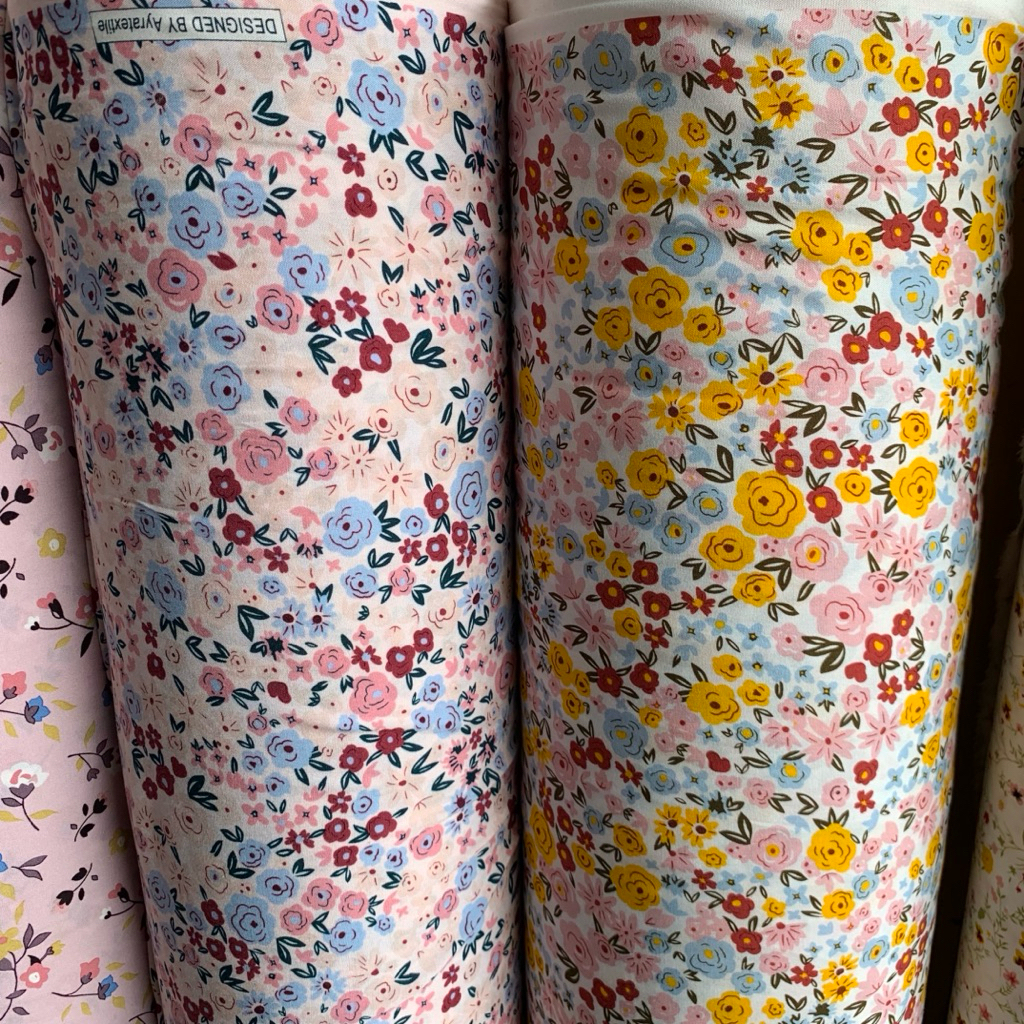 Kain Katun Rayon Viscose Premium | katun rayon | rayon motif | Rayon premium | Daster | Kemeja | Piy