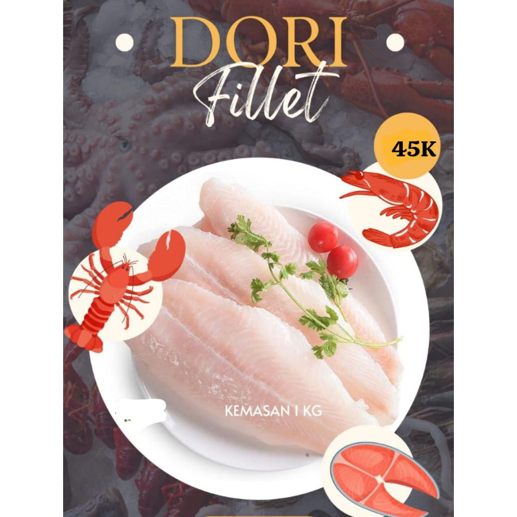 

[Termurah] Ikan dori filet beku