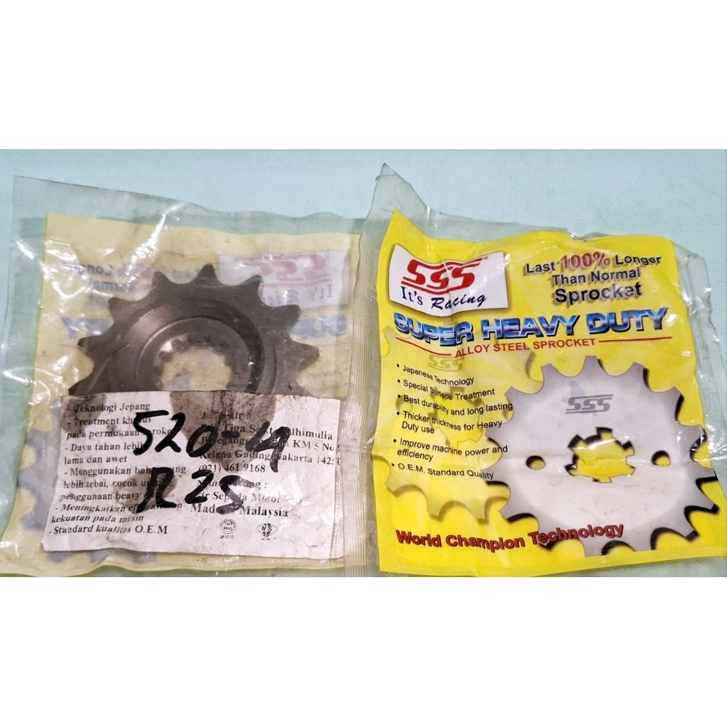 Gear gir depan sss Ninja250, R25