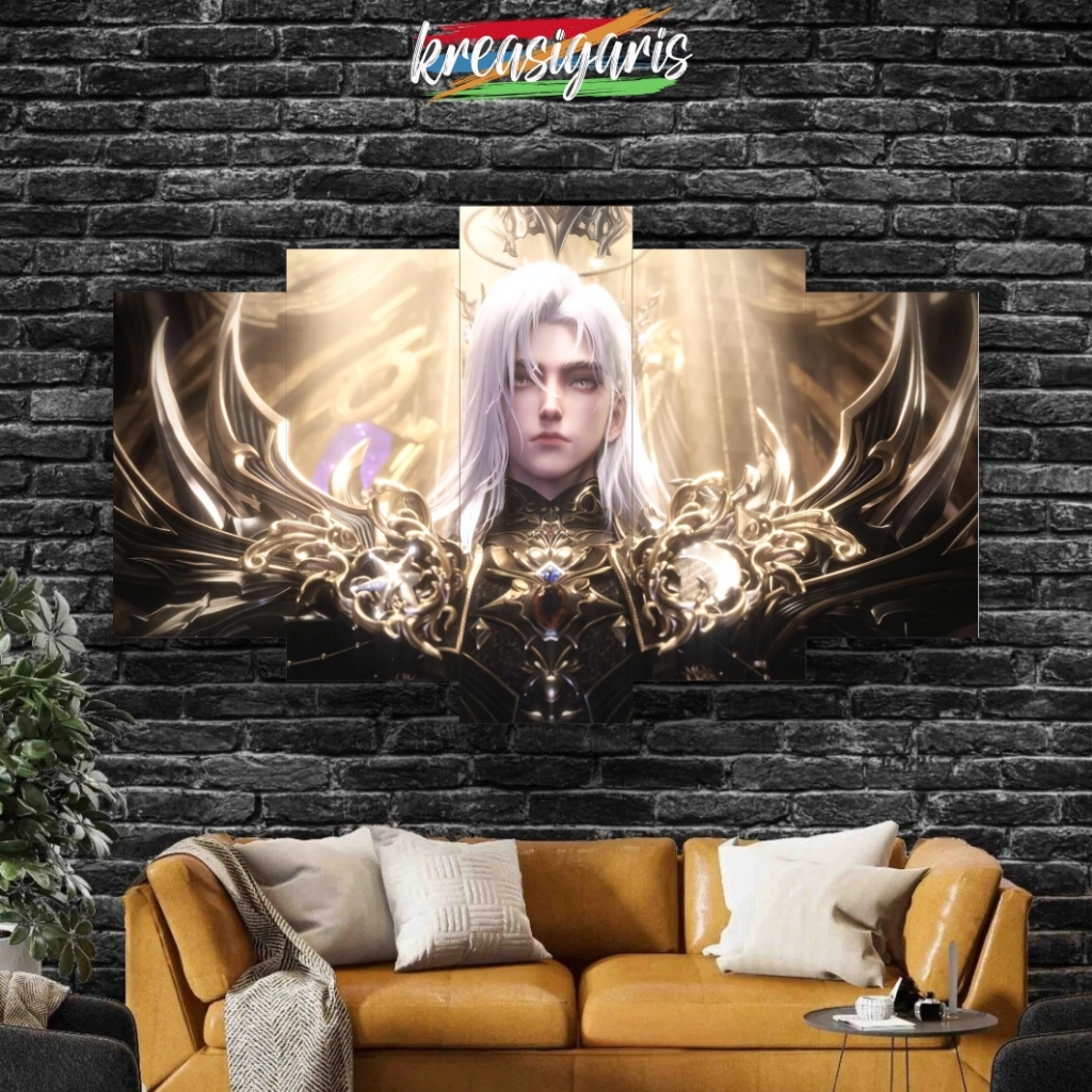 Hiasan Dinding JUMBO 100x60 CM Donghua THRONE OF SEAL YI LAI KE SI Necromancer Sacred Law God YILAIK