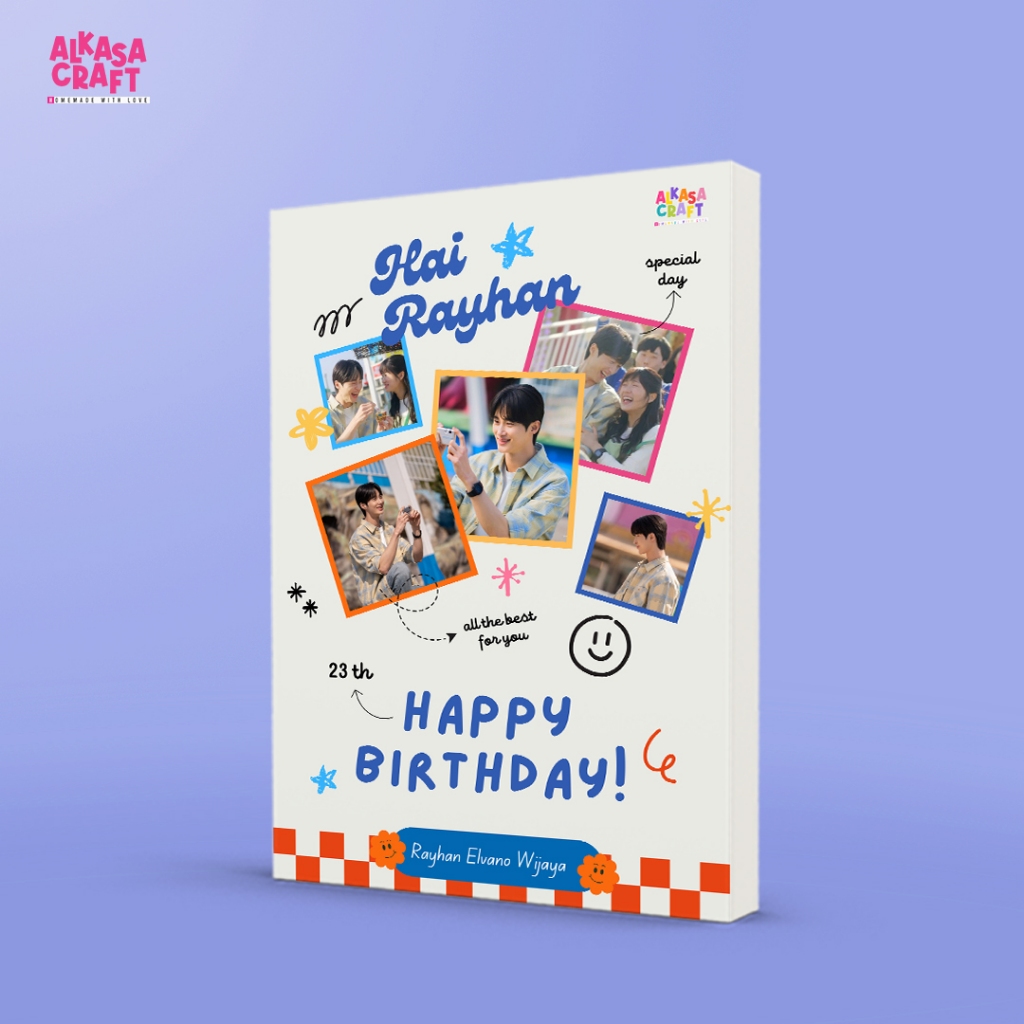 Kado Ulang Tahun - Kado Anniversary - Buku Custom Isi dan Cover - Custom Nama - Alkasa Craft