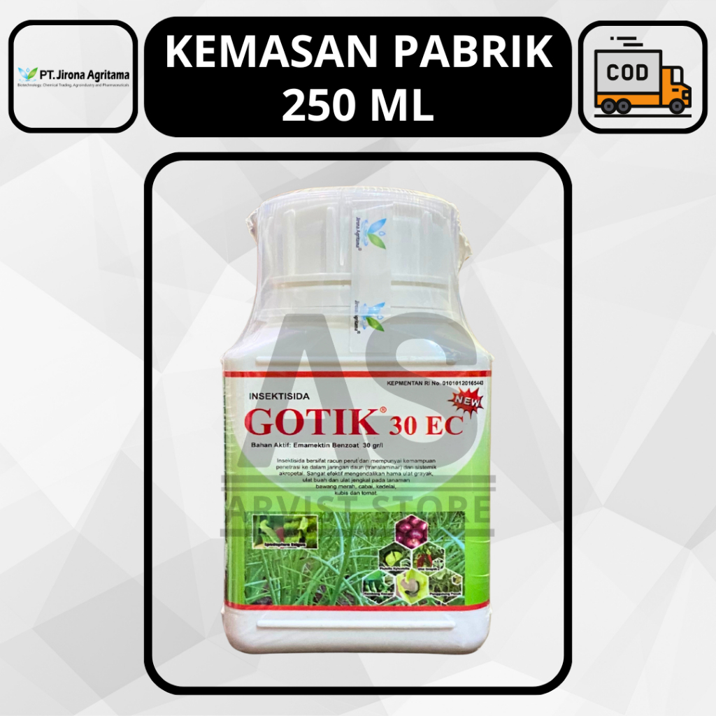 Insektisida GOTIK 30 EC 250ml Emamektin Benzoat 30g/l Jirona