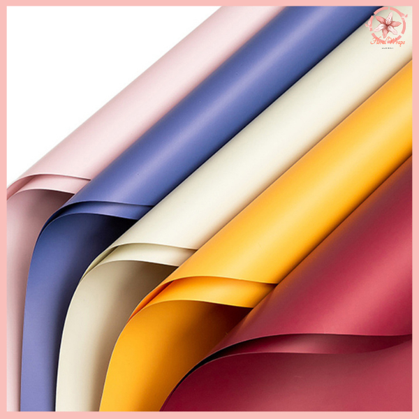 

PACK 20 Kertas Buket Motif Polos Wrapping Cellophane Full Color SOLID KB6120