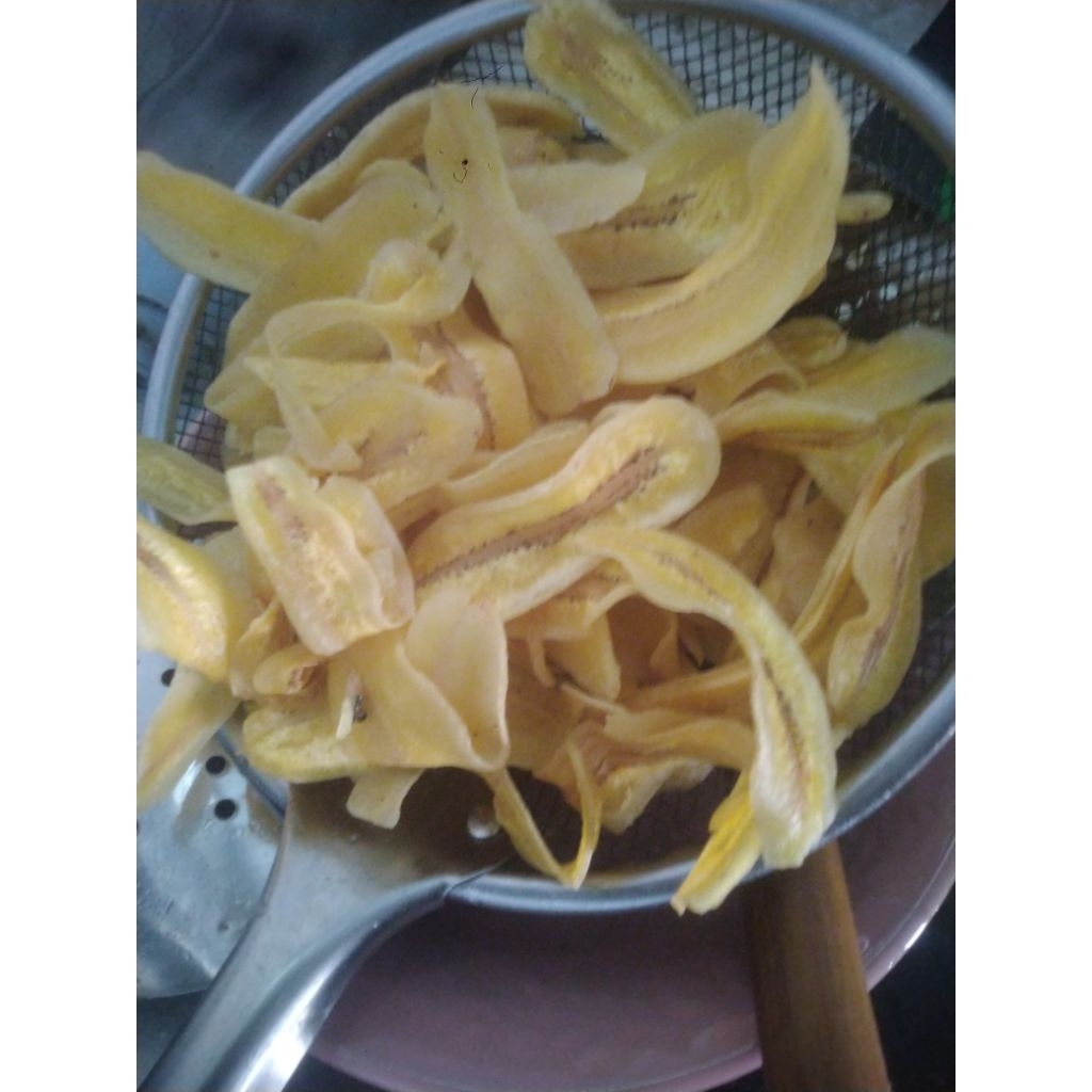 

keripik pisang kepok kuning asin gurih 250g