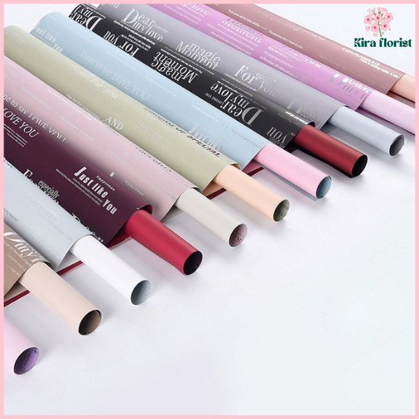 

Flower Wrapping Cellophane Paper Kertas Buket Bunga Bouquet Florist Lembaran KB6082