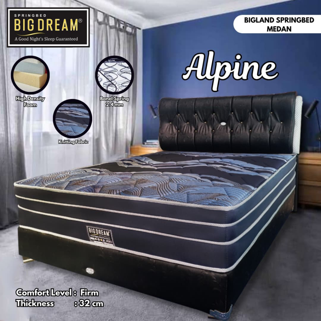 Springbed bigland bigdream alpine 6 kaki 5 kaki