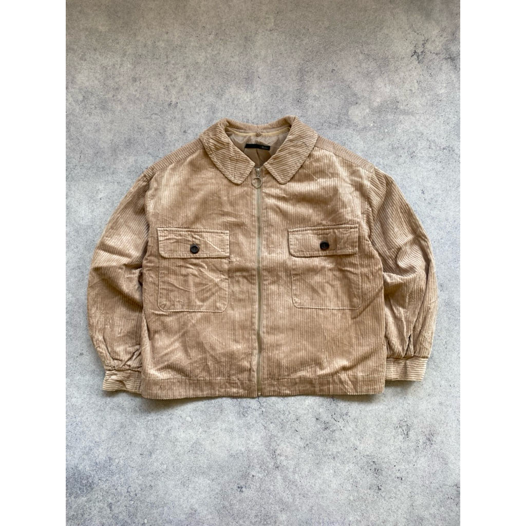 Jaket Casual Harrington Preloved Corduroy