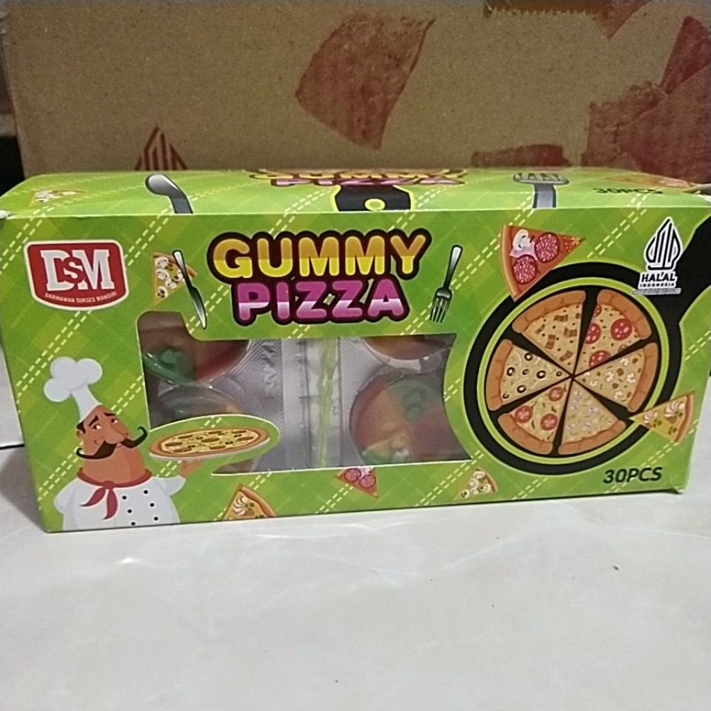 

DSM Gummy Pizza isi 30 pcs