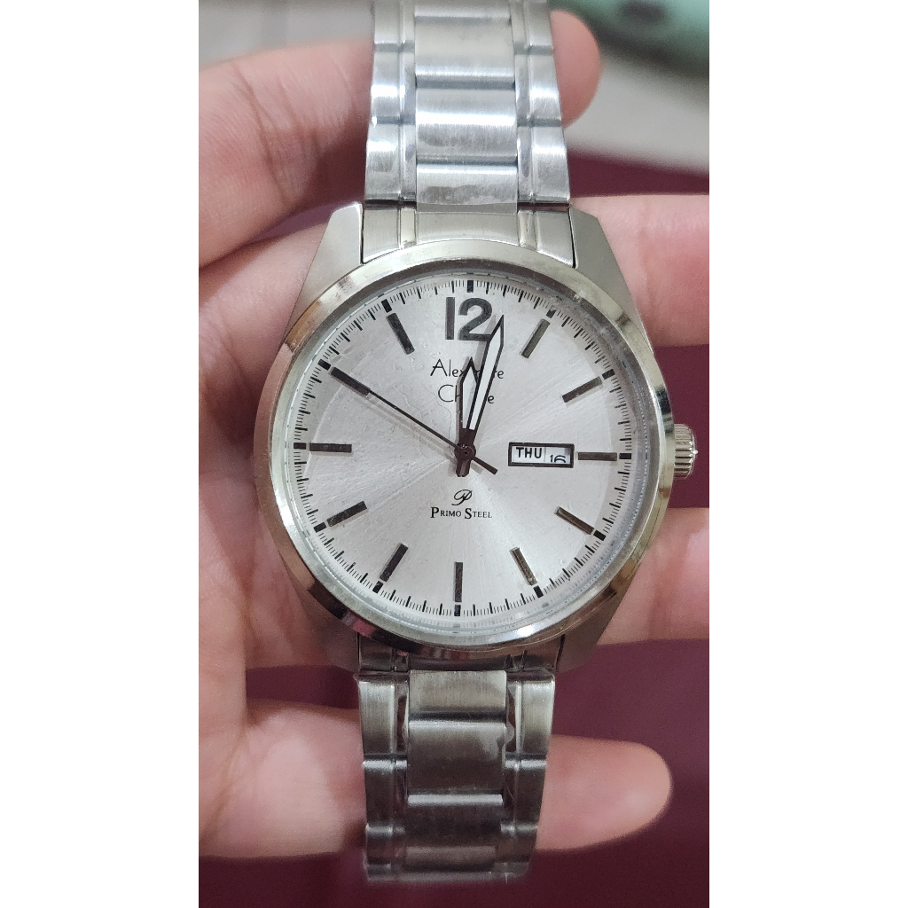 Jam Tangan Pria Alexandre Christie AC1012 AC 1012 Original & Garansi Resmi - Silver