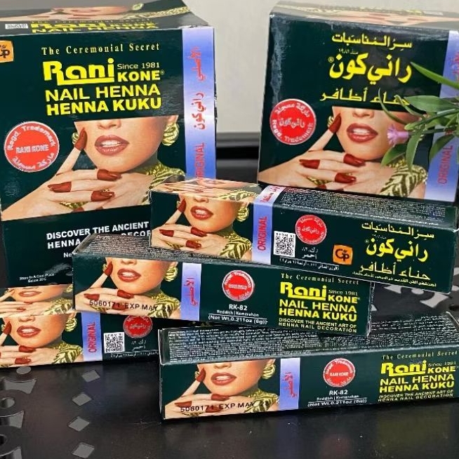 Henna merah maroon hena kuku aman untuk hena kulit