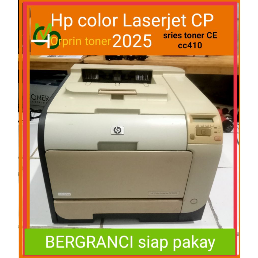 HP color LaserJet CP2025 berwarna A4/F4B5 siap pakay