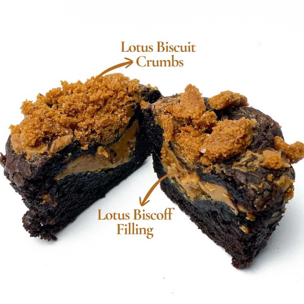 

Brownies Cup Lotus Biscoff