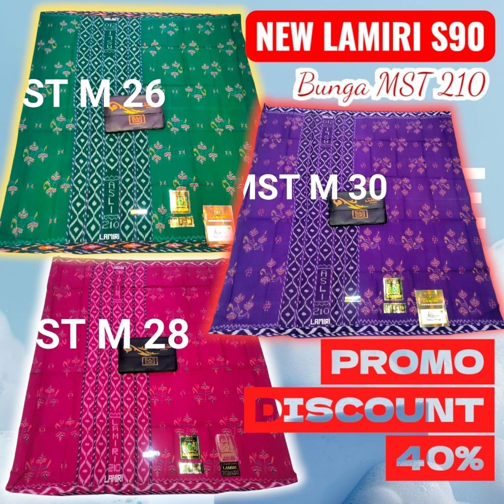 SARUNG LAMIRI. LAMIRI SUTRA MST S90 SUTRA 50% TERMURAH