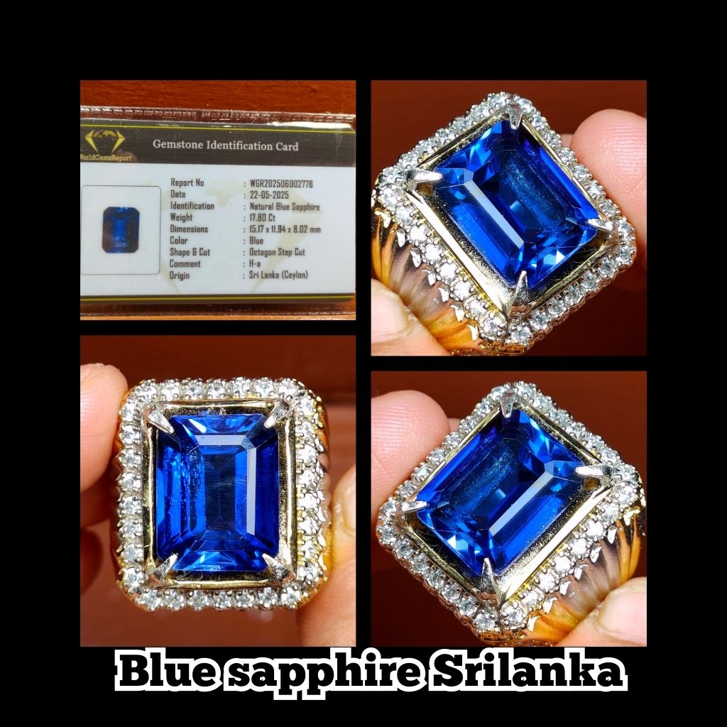 NATURAL ROYAL BLUE SAPPHIRE SRILANKA CEYLON