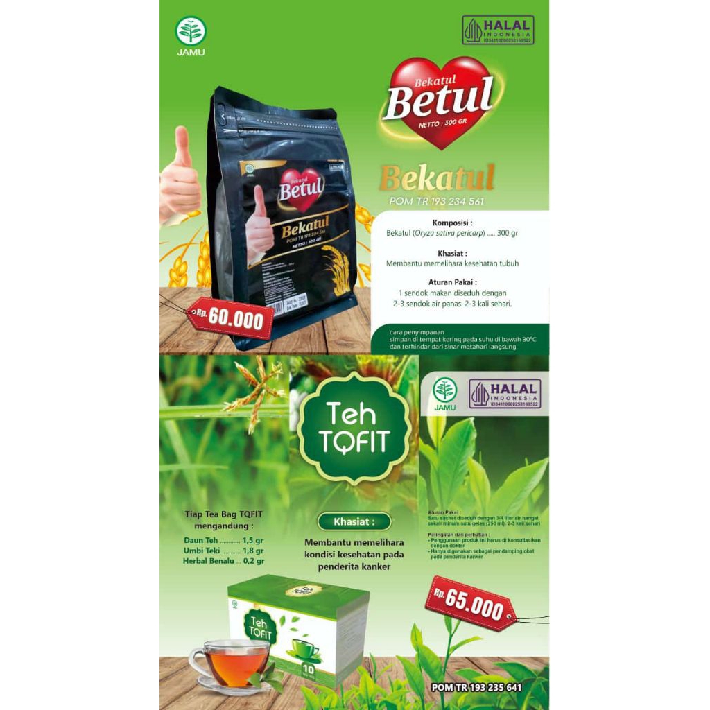 BEKATUL jamu herbal afiafit dll dijamin original