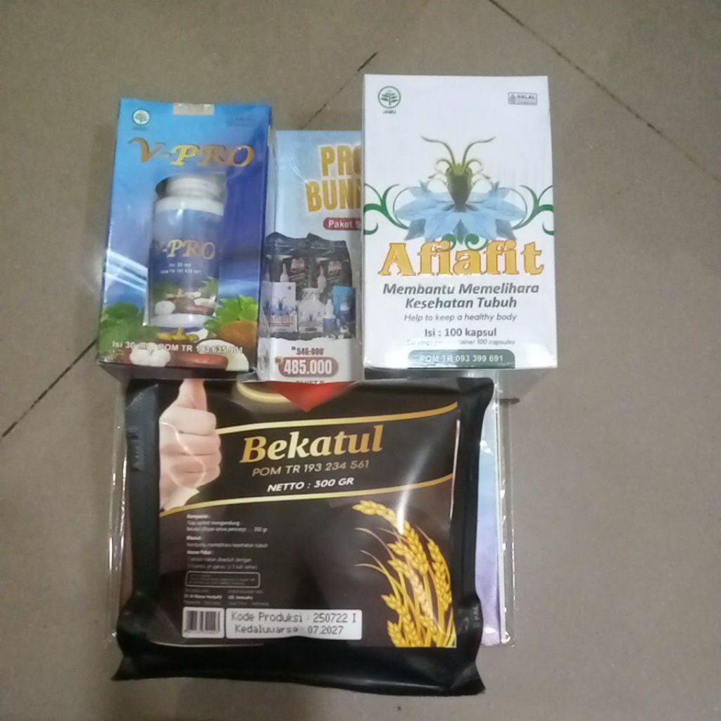 PAKET HERBAL AFIAFIT VPRO BEKATUL 1pcs di jamin original
