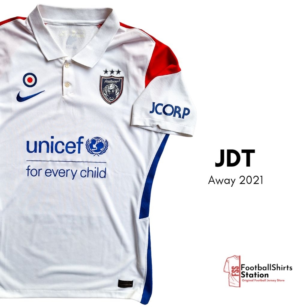 Jersey JDT Johor Darul Tak'zim Away 2021 Player Issue Size XL Original