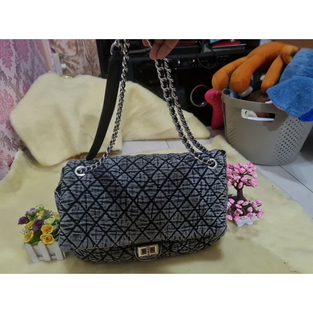 Tas chanel denim