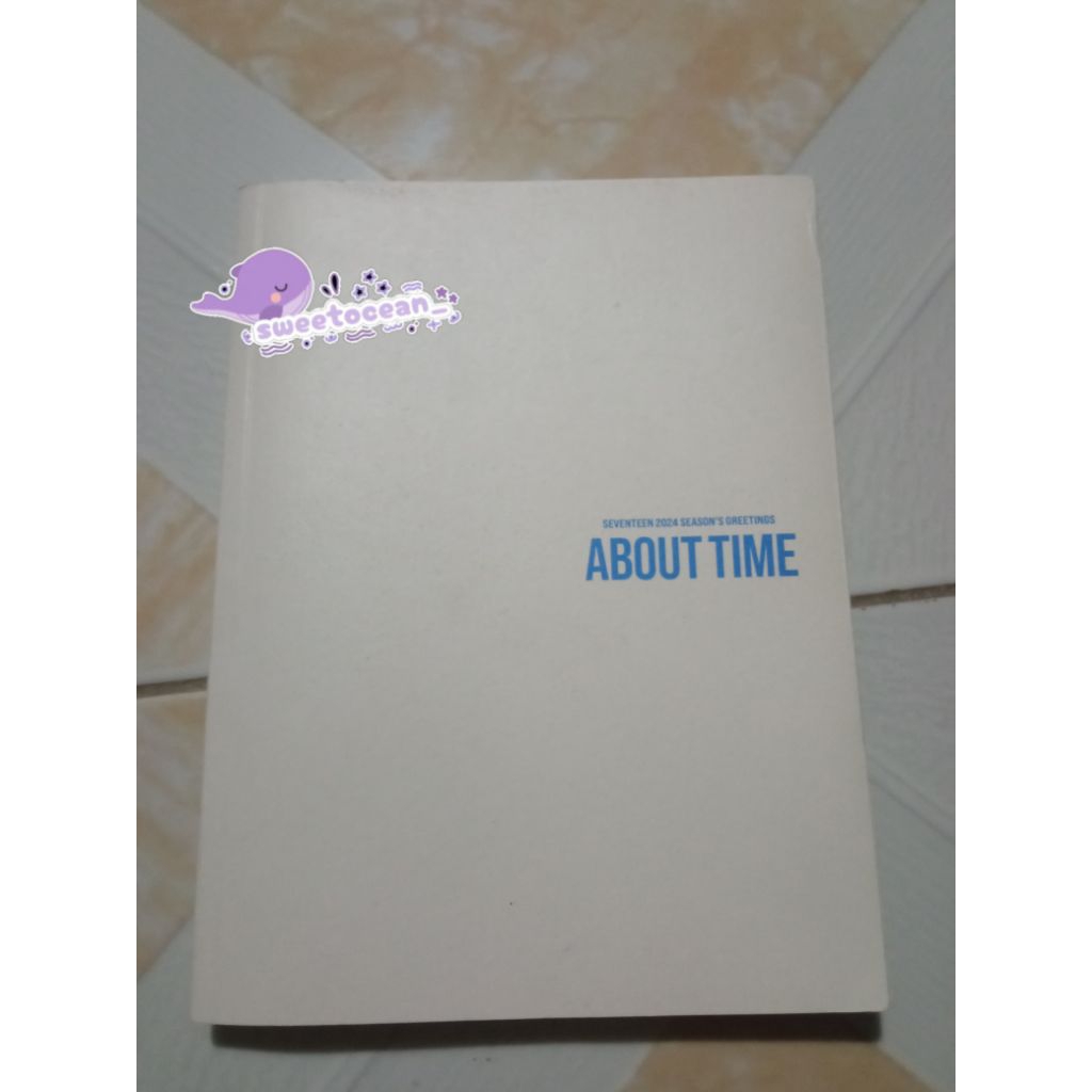 Notebook about time from seventeen 2024 seasons greetings